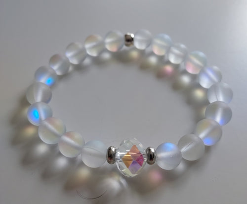 The Giving Bracelet Clear Angel Glass